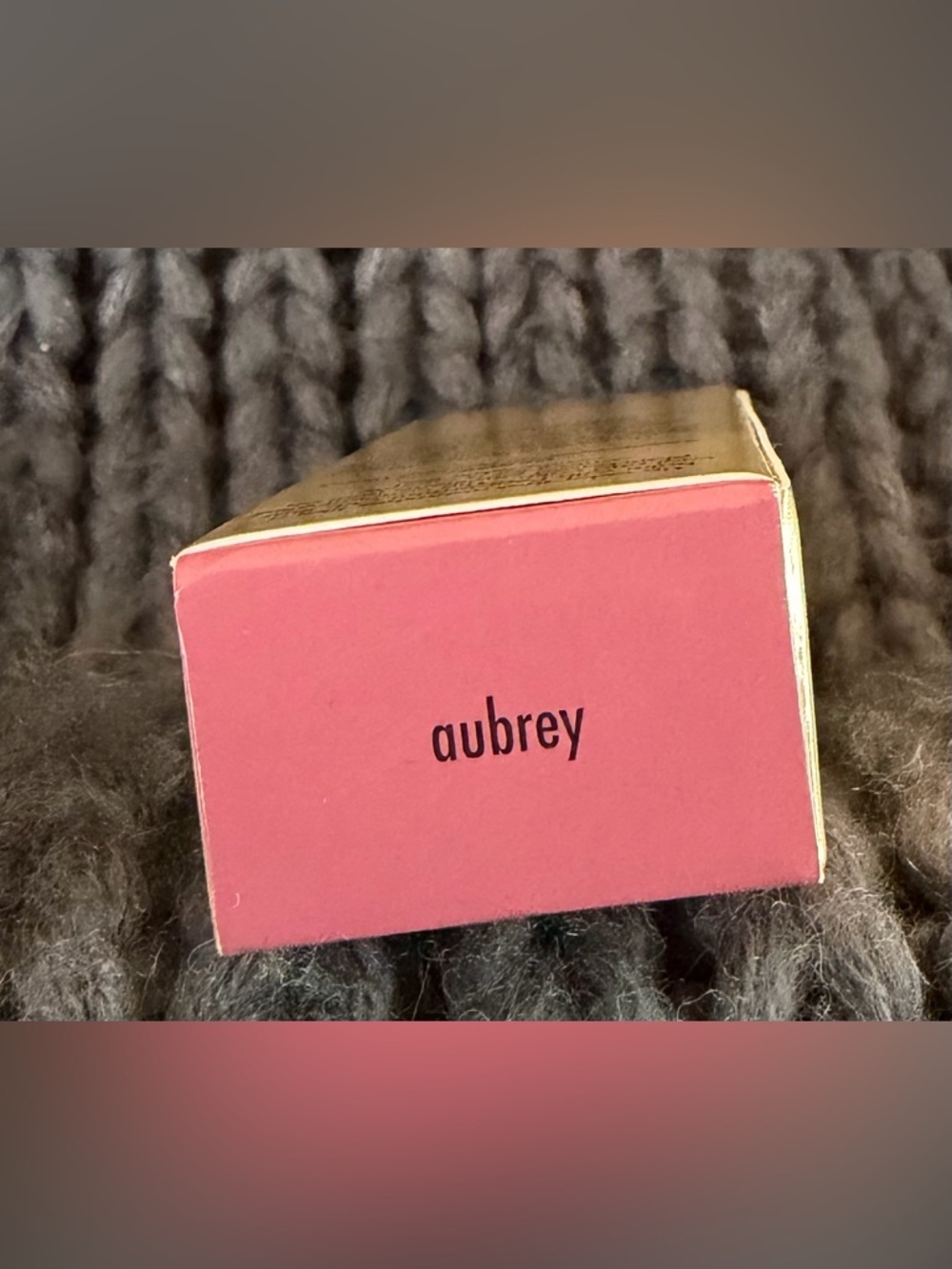Stila Color Balm Lipstick NWT in Gold and Pink Packaging Aubrey - Picture 4 of 4